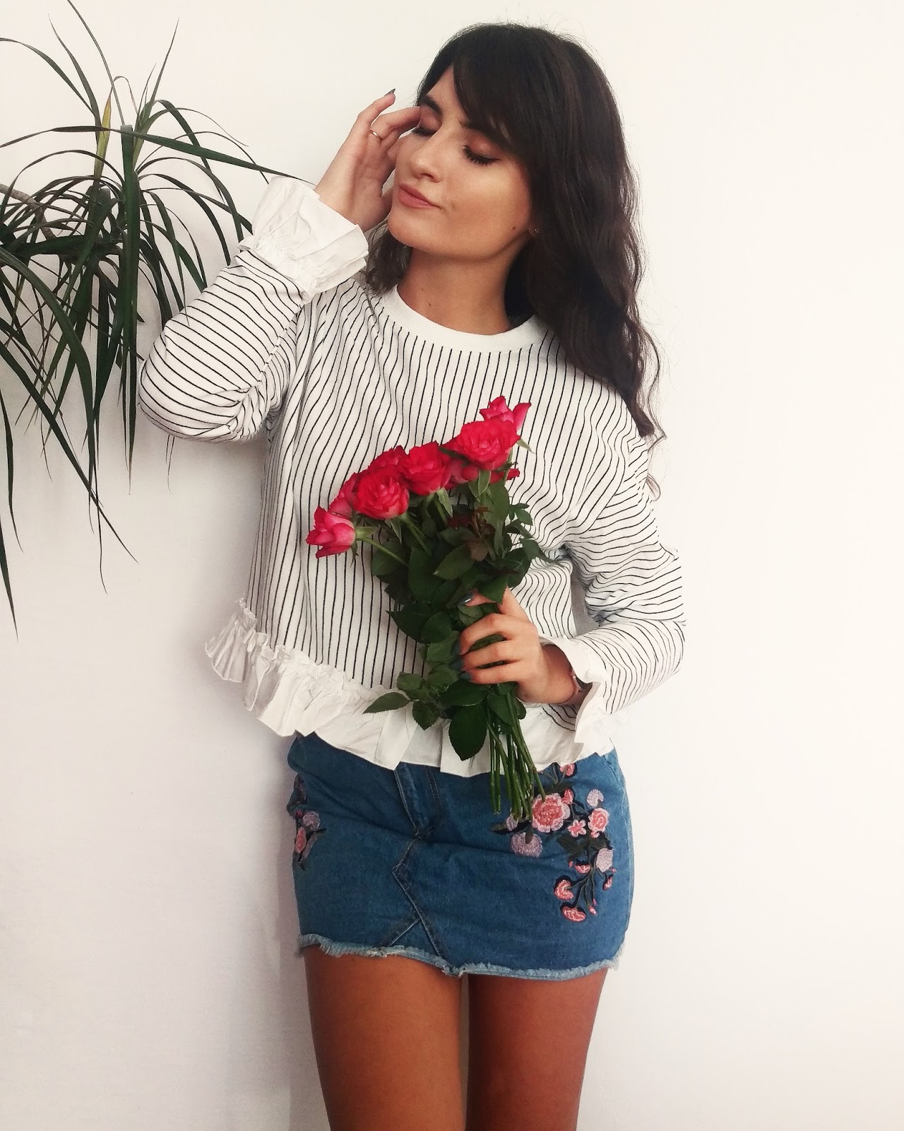 Roses and striped blouse || Róże i bluzka w paski - Sandina.pl to blog ...