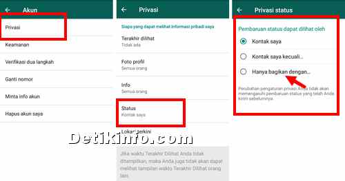 Tips Agar Status Wa Tidak Terlihat Oleh Teman Tertentu Detik Info