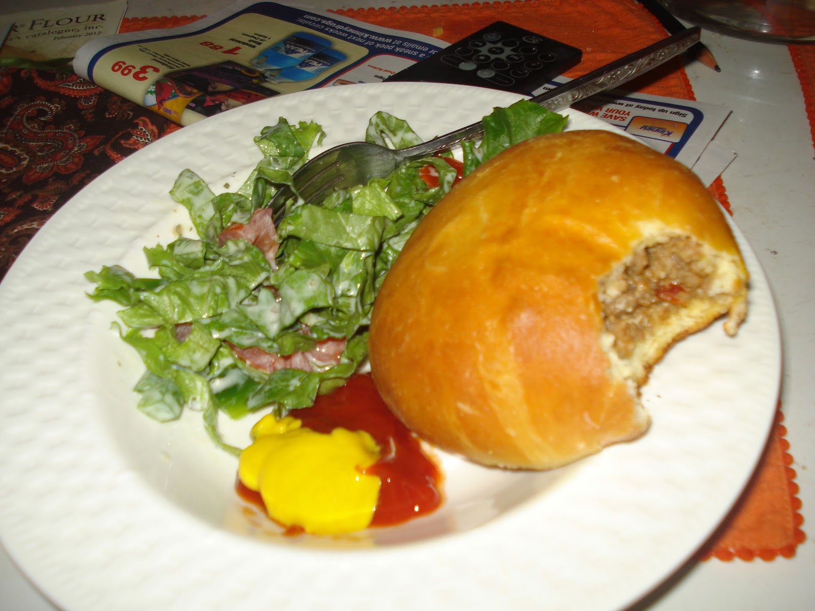 Kate's Kitchen Stuffed Hamburger Buns