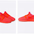 Adidasi dama Nike Sportswear originali rosii - din panza cu talpa moderna