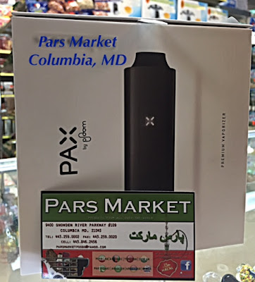 Box Pax 1 Vaporizer on the counter at Pars Market Columbia Maryland 21045