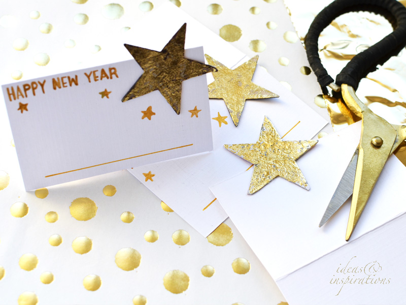 Ideas and Inspirations: DIY: Tischkarten für Silvester * Silvester