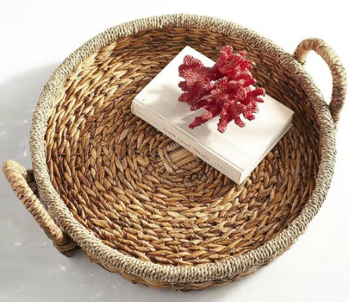 Round Basket Tray