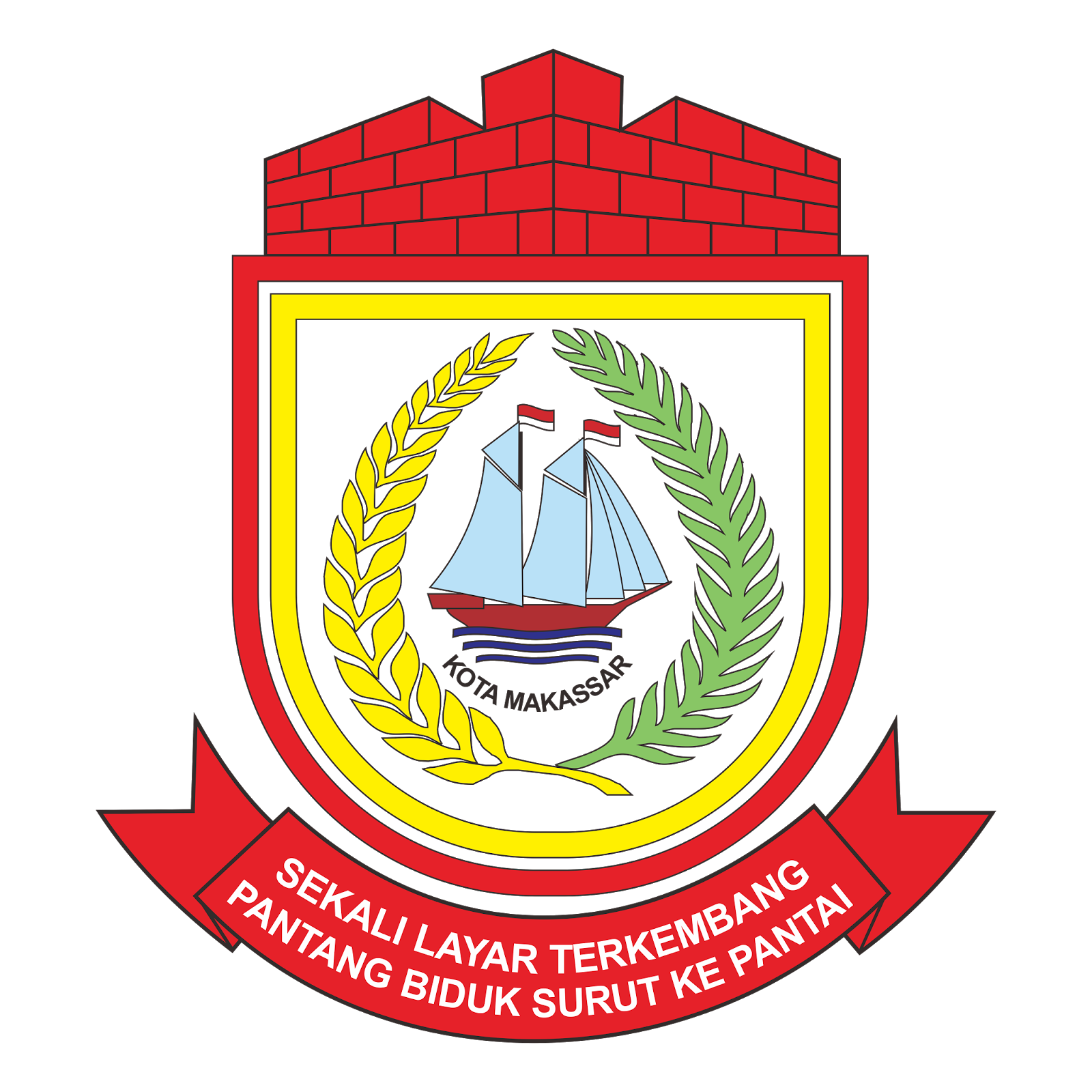 Logo PEMKOT Pemerintah Kota Makassar Vector File CDR coreldraw - Logo