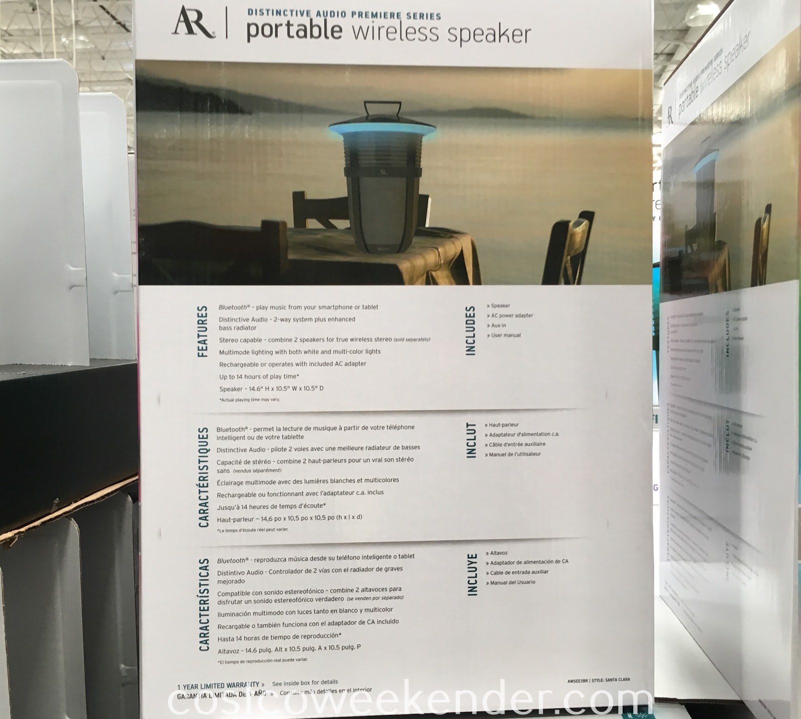 ar santa clara speaker costco