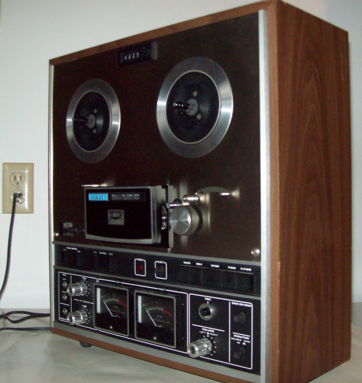 KC Music Shop AKAI GX280D reel to reel tape player recorder vintage