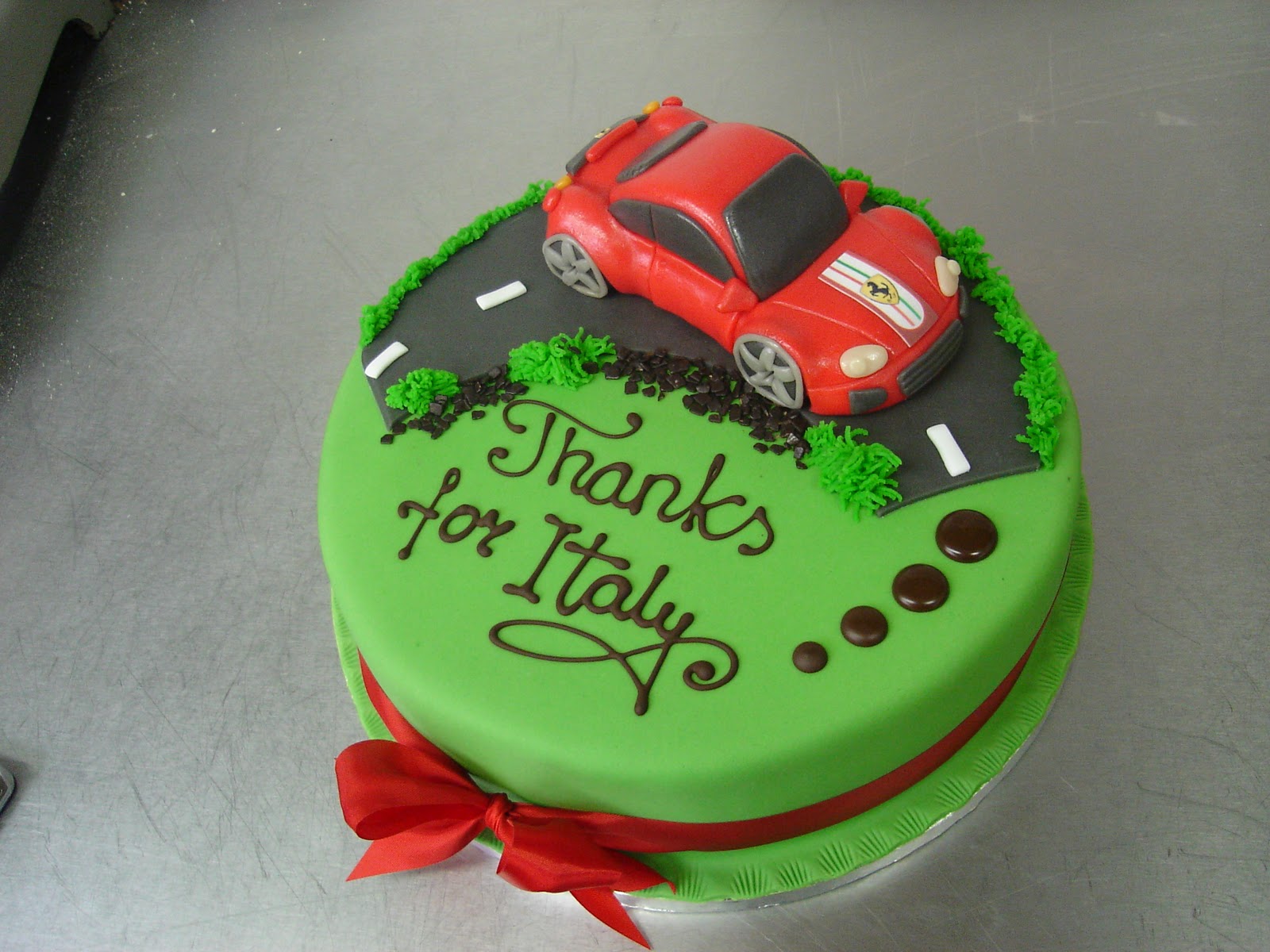 The Family Cake Company Blog Right off the Assembly Line The Ferrari 