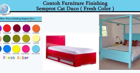 Contoh Furniture Cat Duco Warna - Allia Furniture
