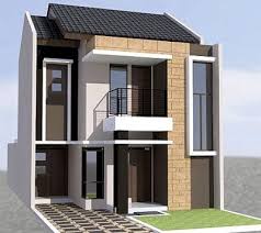 Desain Terbaru Rumah  Minimalis 2 lantai Type  36  Paling 