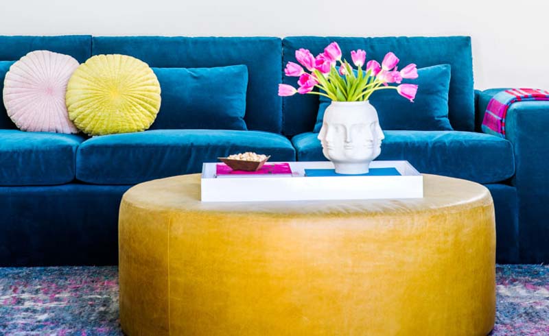 Blue + Magenta + Citron + Blush