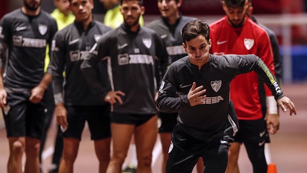 Málaga, hoy entrenamiento y rueda de prensa de Víctor Sánchez