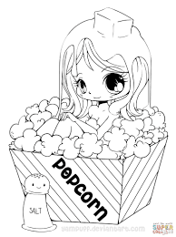 Popcorn coloring pages 9