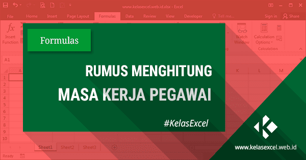 Cara Menghitung Masa Kerja Pegawai di Excel Cara Menghitung Masa Kerja Pegawai di Excel