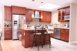 cherry cabinets kitchen shaker dark cabinet chocolate hardware lock vanity installing bo hong supply