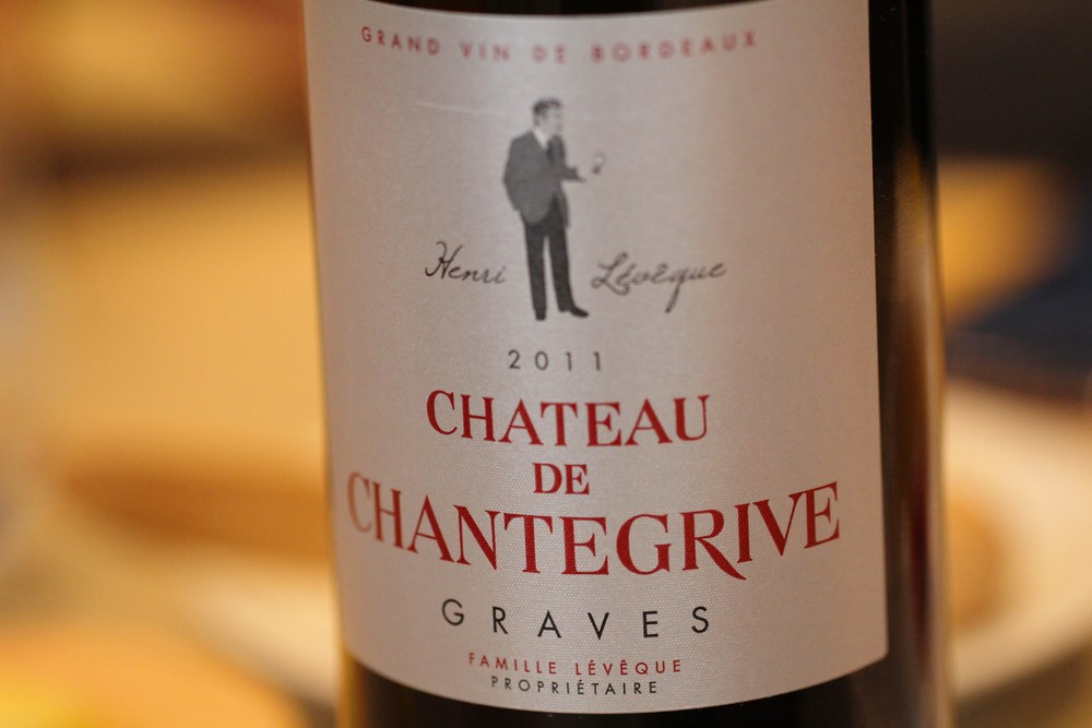 Les Vins Château de Chantegrive au restaurant l'Archeste