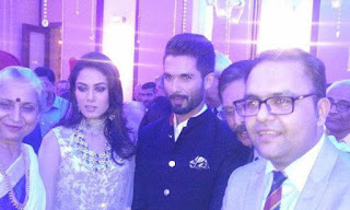 Shahid Kapoor and Mira Rajput Wedding Reception