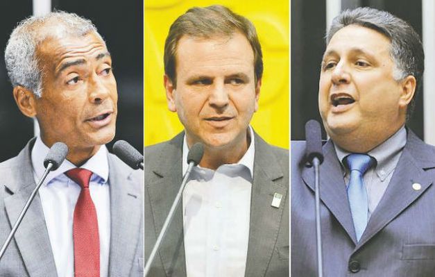 Resultado de imagem para garotinho eduardo paes e romario