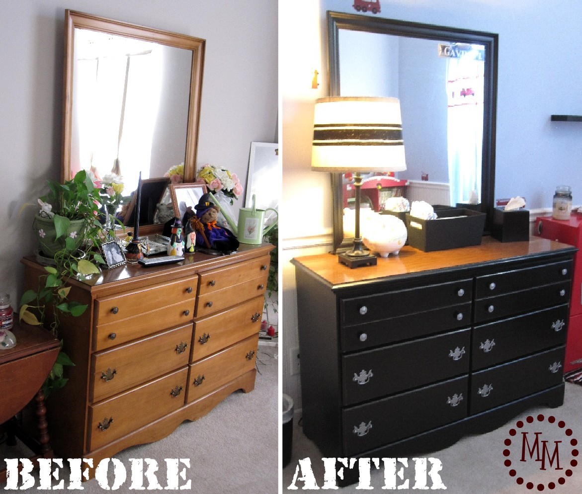 Dresser & Lamp Makeover The Scrap Shoppe