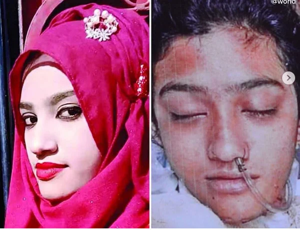  This Student Died After She Was Set On Fire For Reporting immoral Harassment, Bangladesh, News, Local-News, Murder, Crime, Criminal Case, Police, Arrested, Molestation, Teacher, World