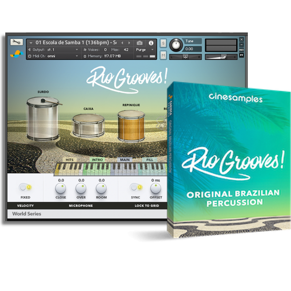 Cinesamples - Rio Grooves KONTAKT Library