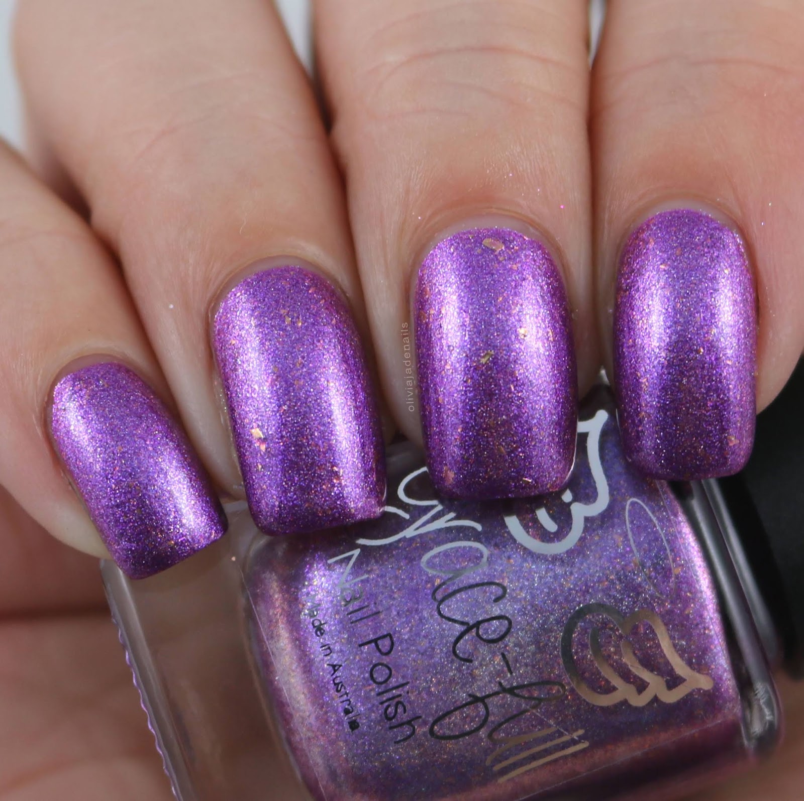 Grace-full Nail Polish Hair-o-ine swatched by Olivia Jade Nails