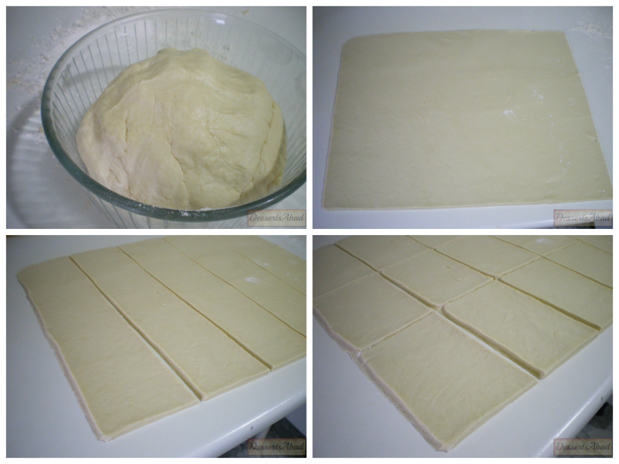 Casadielles (Elaboración de la masa)