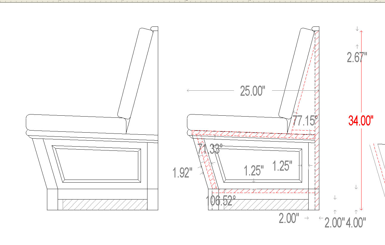 Built In Bench Seating Dimensions