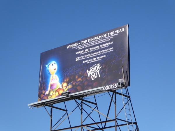 Inside Out awards consideration billboard Inside Out awards consideration billboard