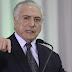 Temer diz ser positiva política de privatização defendida por Guedes
