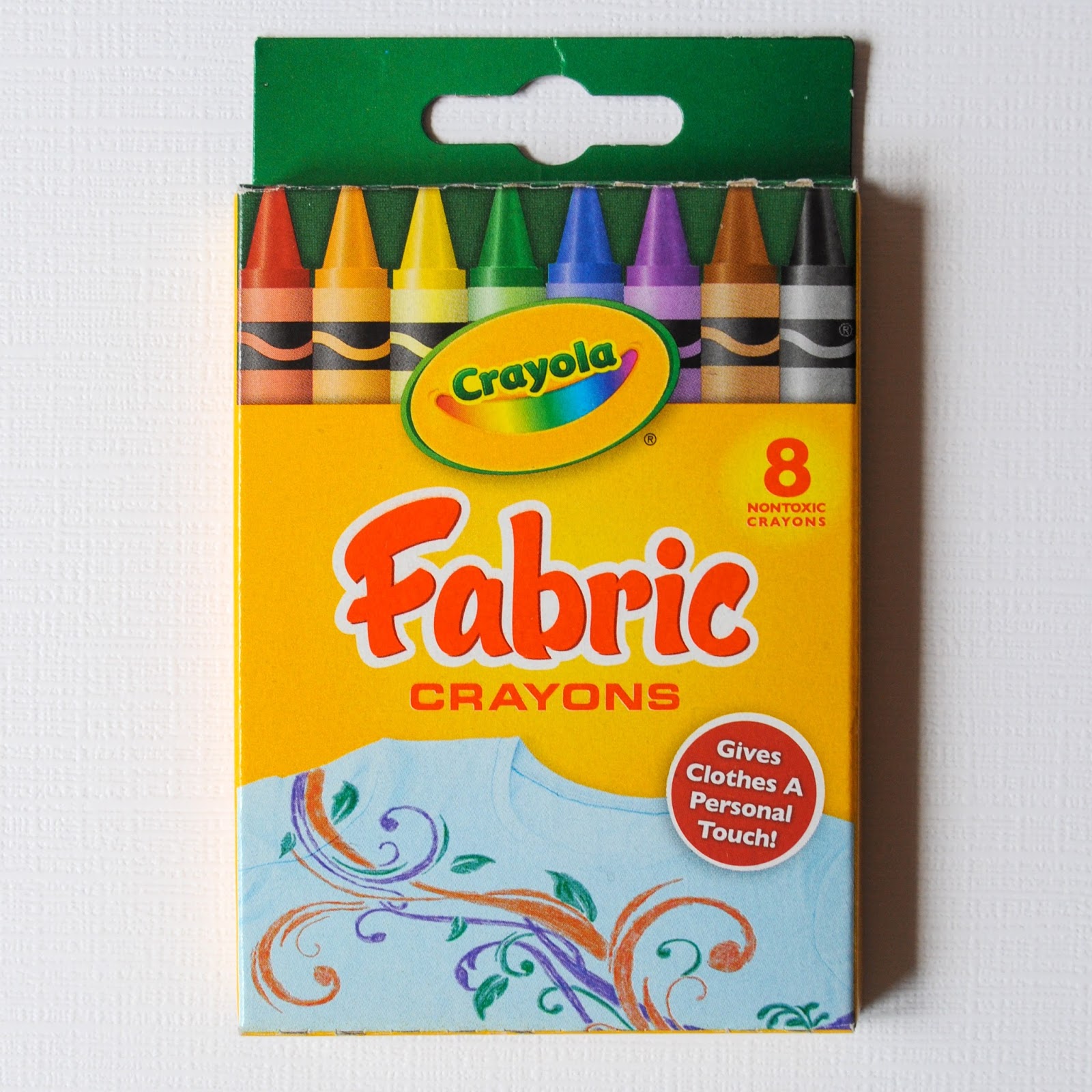 8 Count Crayola Fabric Crayons: What's Inside the Box | Jenny's Crayon