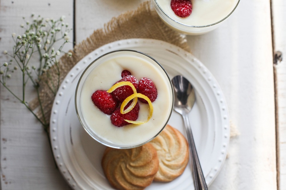 Lemon Possets With Shortbread: Afternoon Tea
