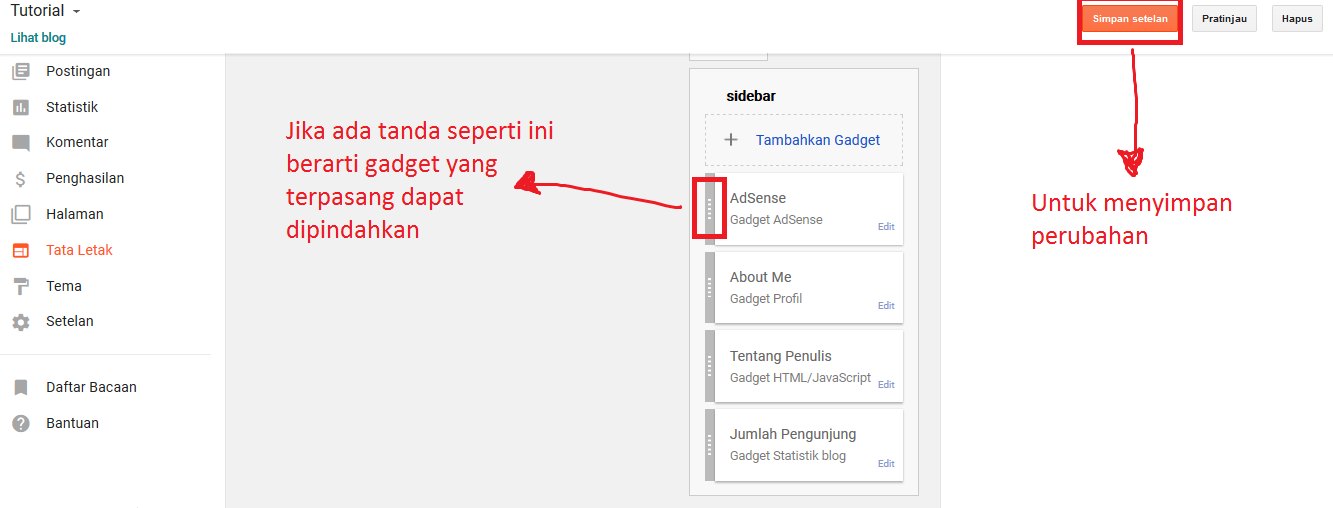Tutorial Tata Letak & Widget Blogger: Panduan Lengkap