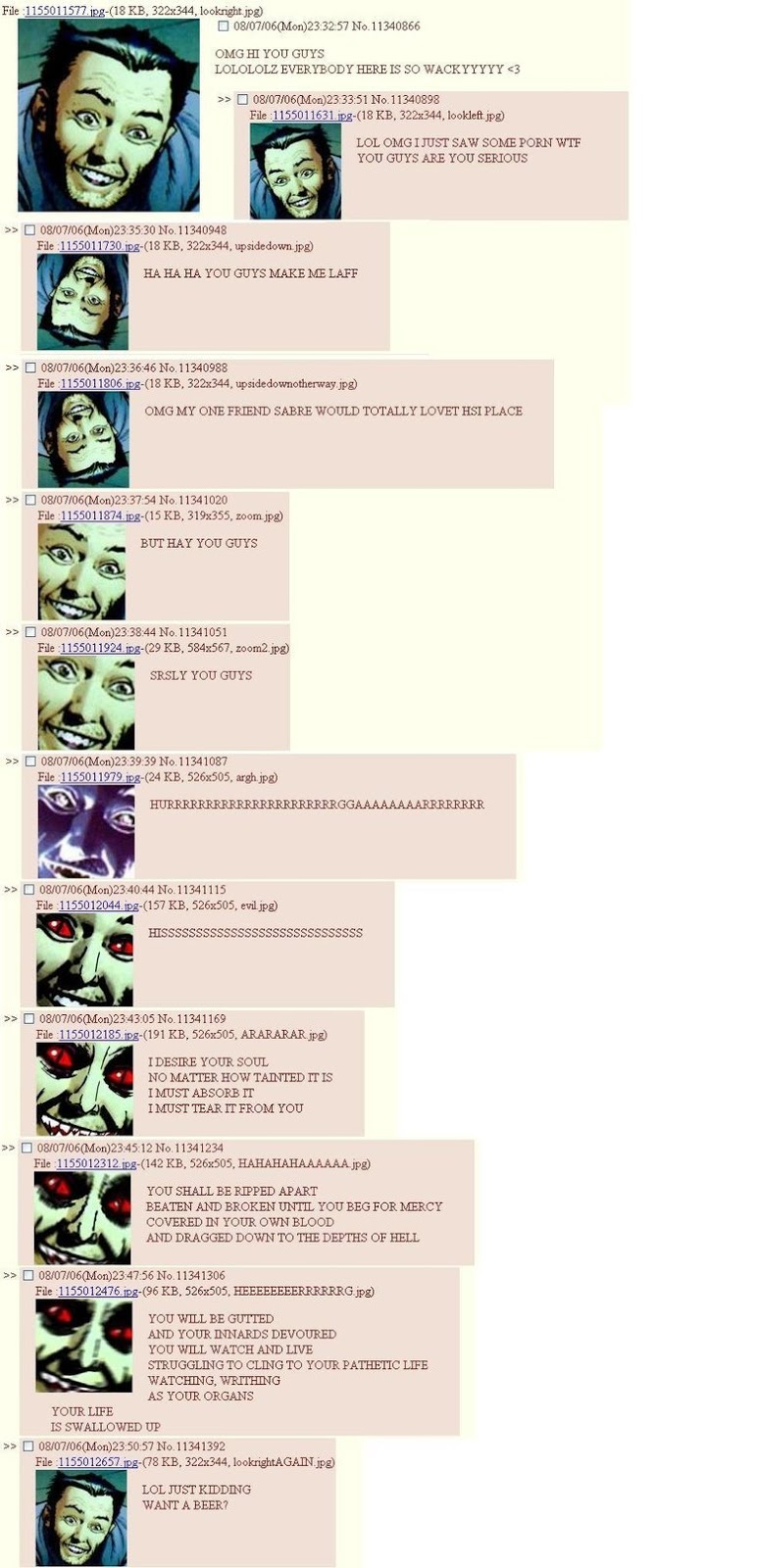 A series of great green text pictures from 4chan Hilarious images daily