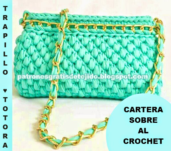 Patrones de Cartera Sobre tejida al