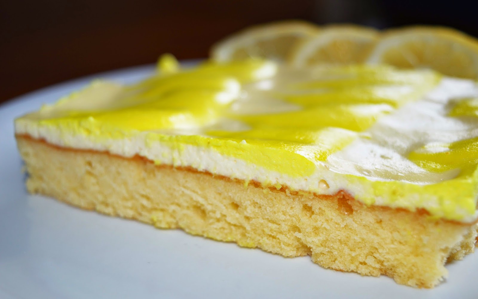 Baiserhäubchen : Zitronen-Schmand-Kuchen