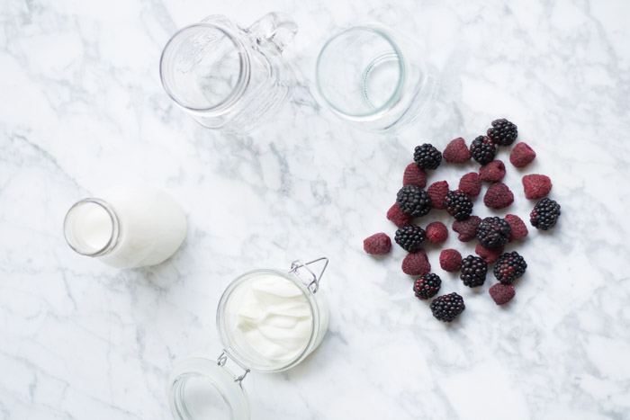 Smoothie frutos rojos