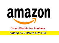 amazon amazon-walkin-for-freshers