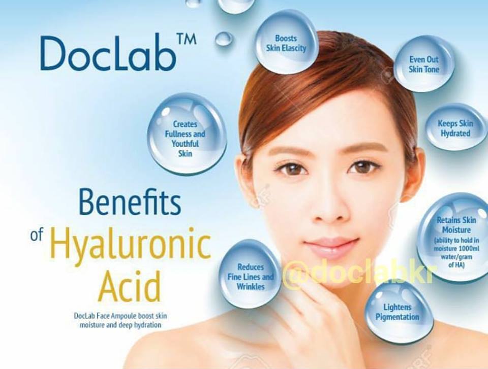 DocLab Hyaluronic Acid Face Ampoule, boost your skin moisture by Bowie Cheong