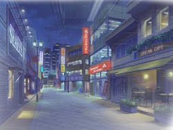anime scenery background landscape backgrounds cityscape