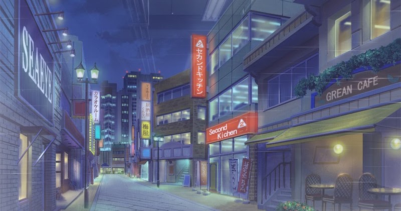 Anime Landscape: City (Anime Background)