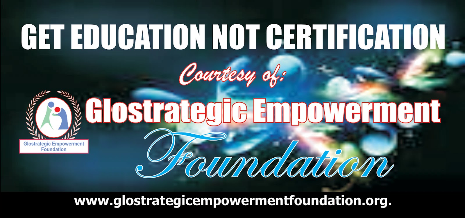 GET EDUCATION NOT CERTIFICATION GET EDUCATION NOT CERTIFICATION