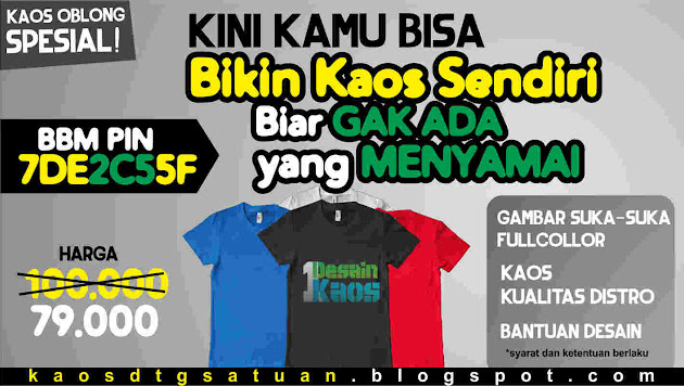 bikin kaos oblong unik dan spesial 