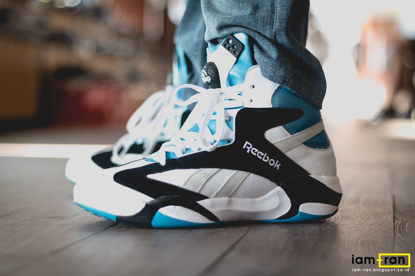 reebok on feet