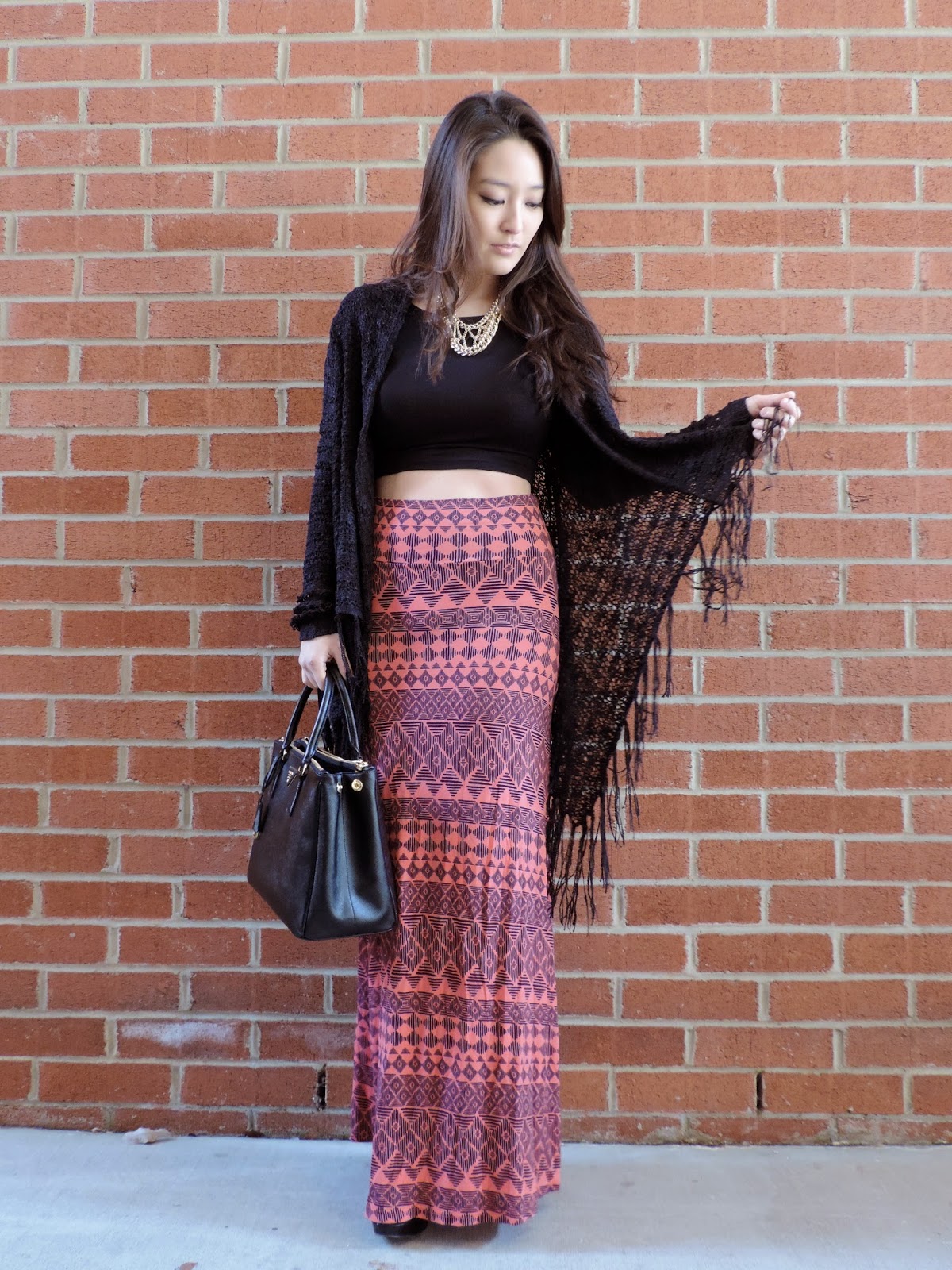 The Tribal Maxi Skirt Sensible Stylista