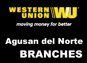 List of Western Union Branches - Agusan del Norte