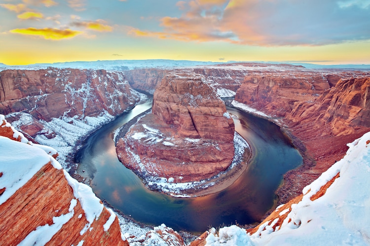Rare Snowfall in Arizona Turned Rocky Desert Into Magical Winter Scenery Rare Snowfall in Arizona Turned Rocky Desert Into Magical Winter Scenery