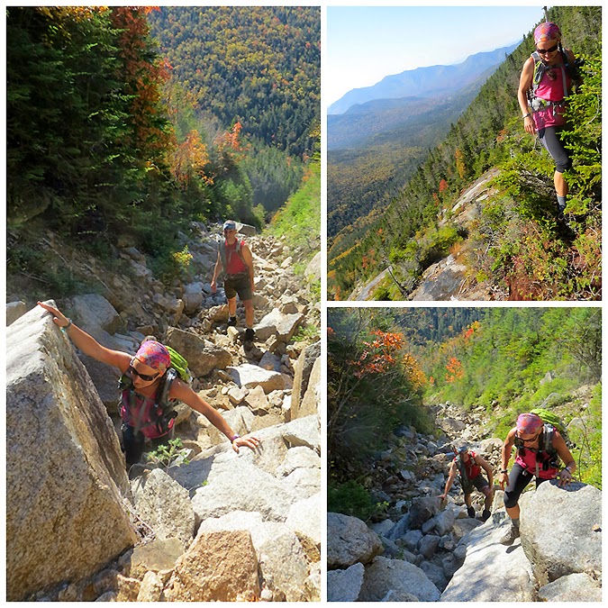 Hiking in the White Mountains Slide With Me Arrow and Cedar Slides
