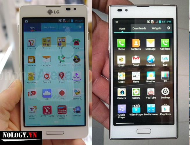 so sánh về thiết kế của LG LTE3 và LG LTE2
