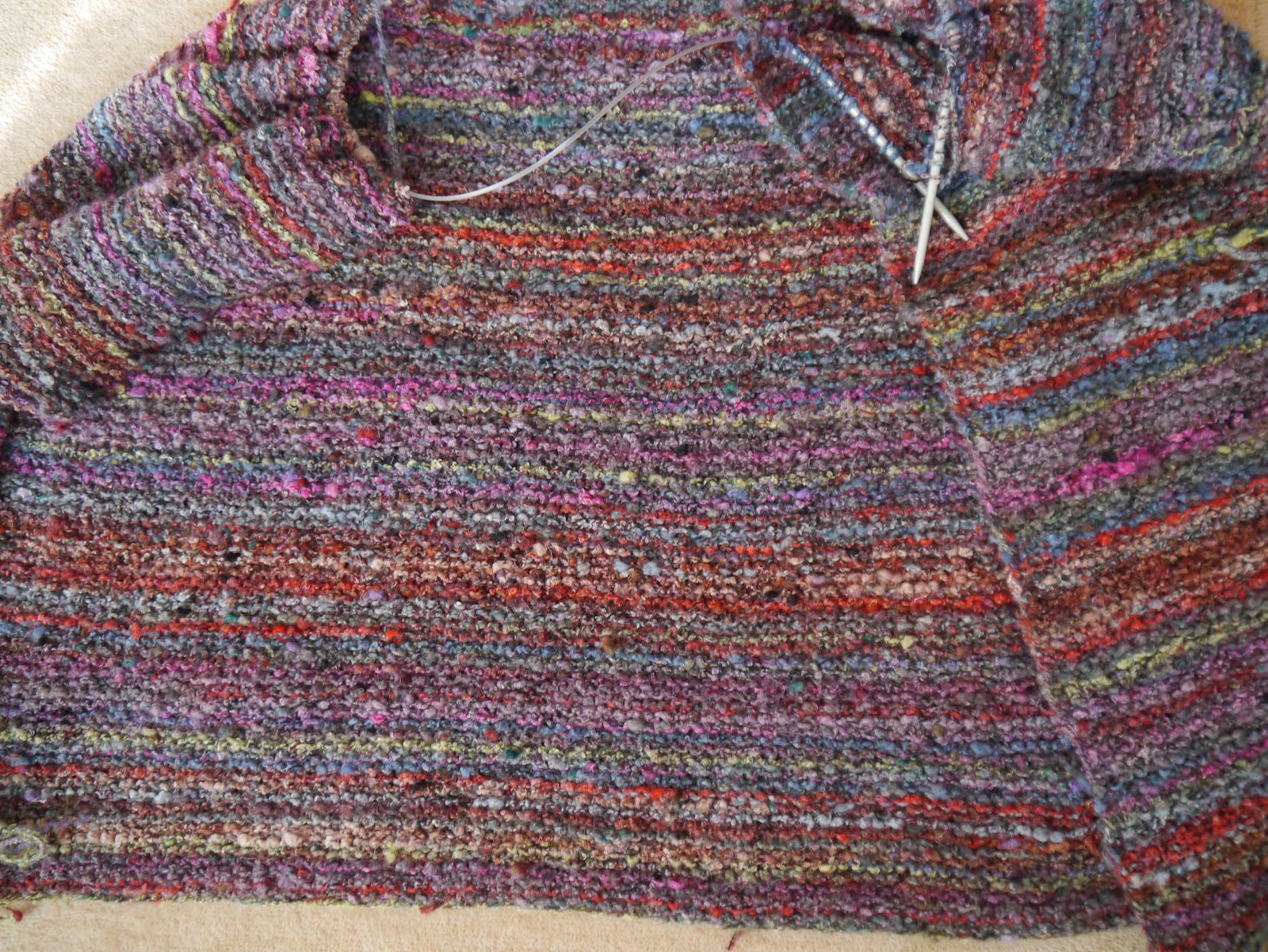 ElsaXenia2: Knitting Noro Blossom blanket