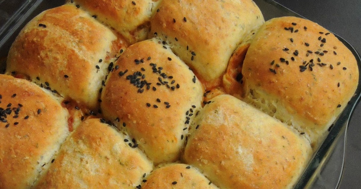 Vegetarian Bolognese Stuffed Bread Rolls Cook N Click